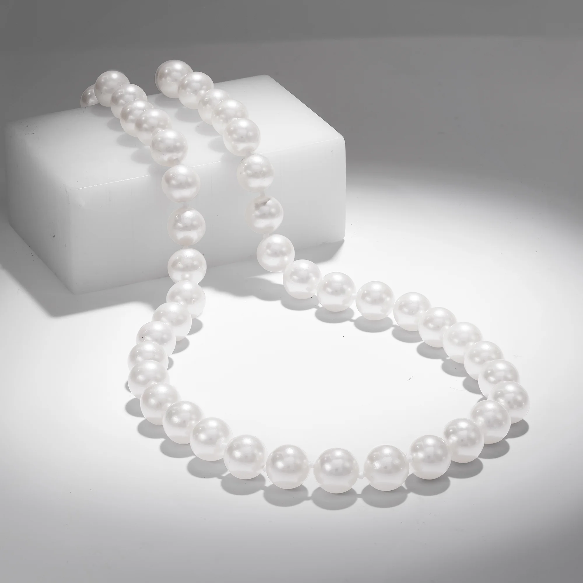 Ross-Simons 8-8.5mm Cultured Akoya Pearl Necklace in 18kt White Gold, Women's, Adult