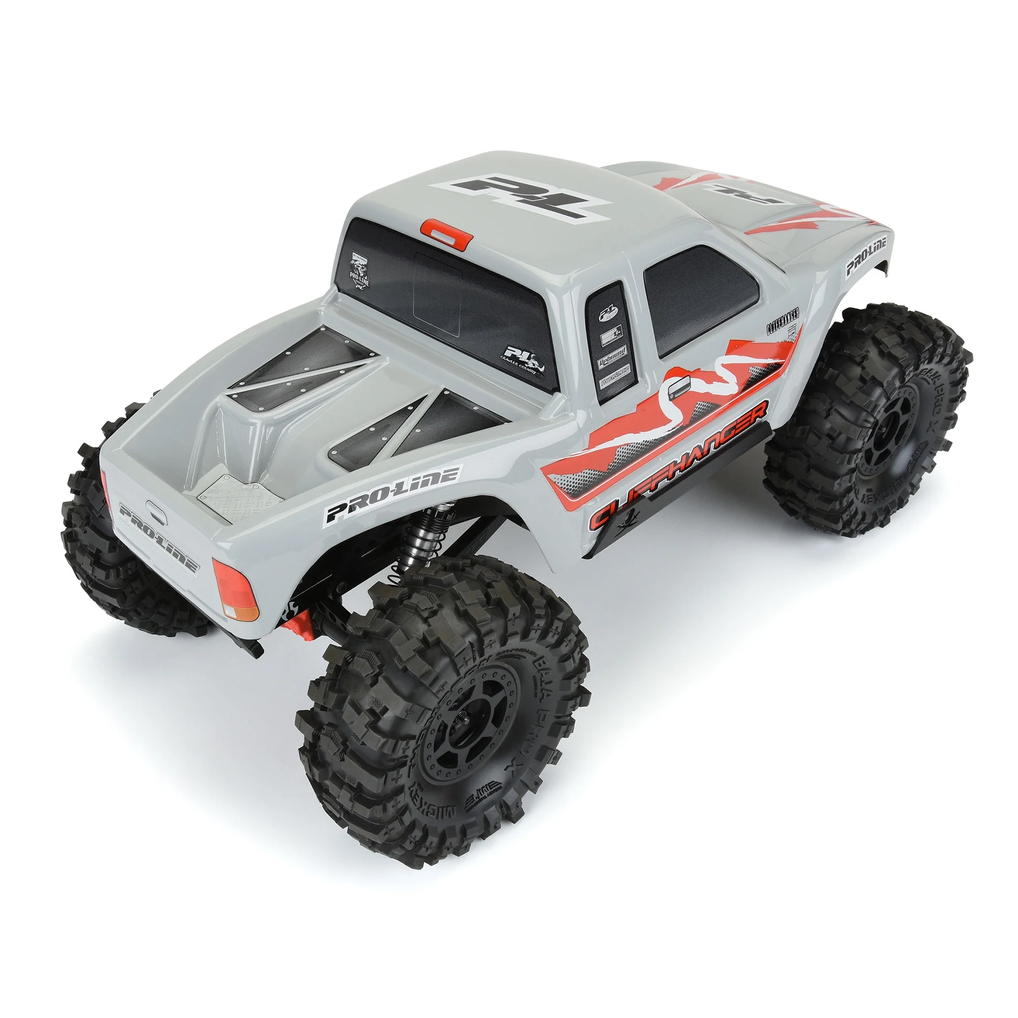 Pro-Line Racing 1/10 Cliffhanger HP Stone Gray Body 12.3 Crawler PRO356614 Car/Truck  Bodies wings & Decals