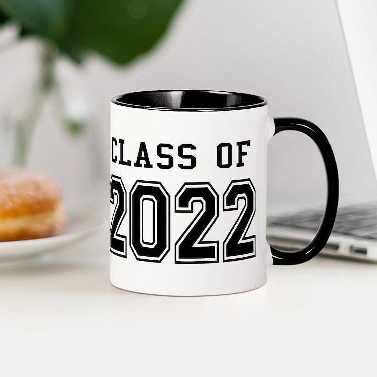 CafePress - Class Of 2022 Mug - 11 oz Ceramic Mug - Novelty Coffee Tea Cup