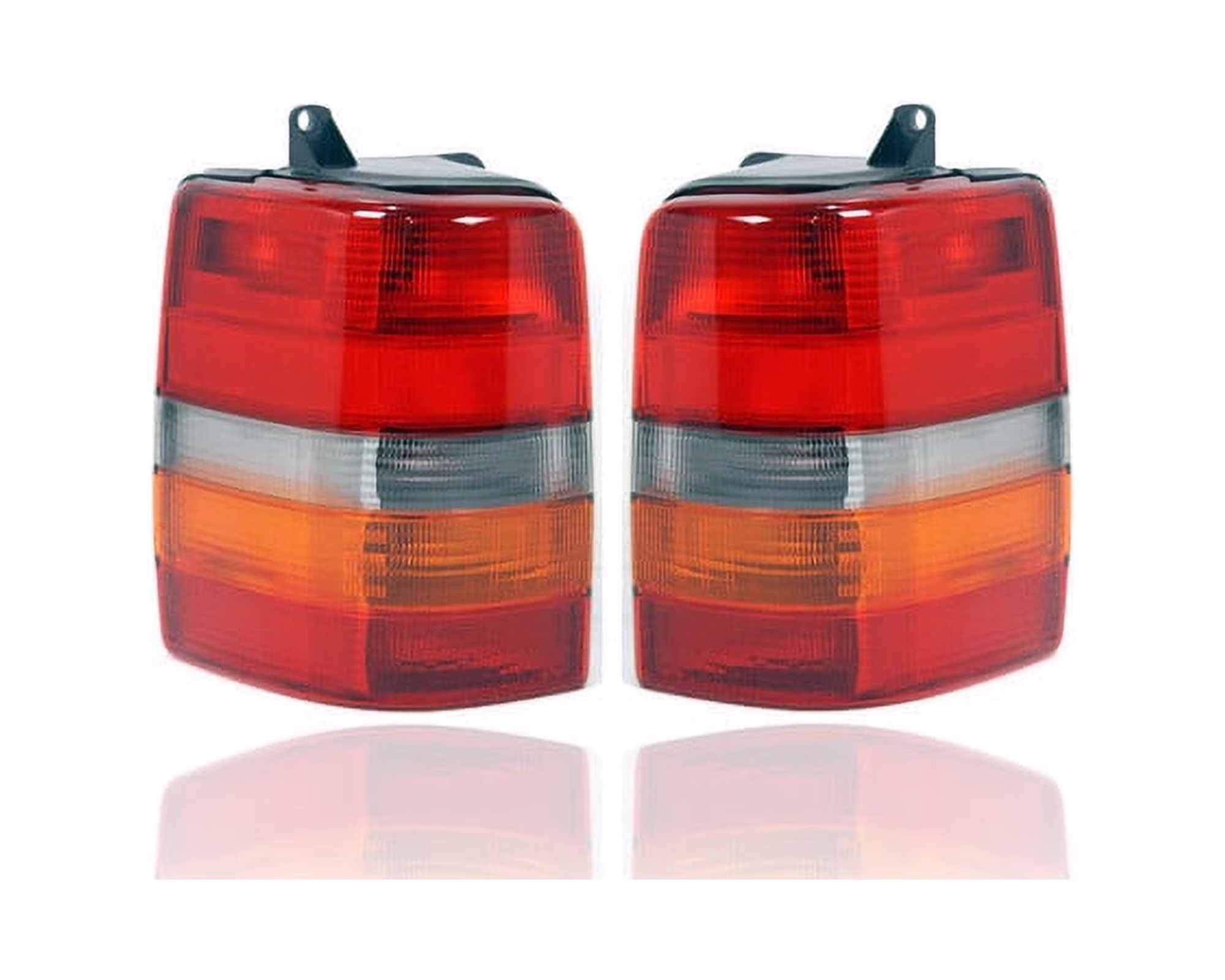 Tail Light - Compatible/Replacement for '93-98 Jeep Grand Cherokee - Pair, Left Driver + Right Passenger Set - 55155738AA, 55155739AA
