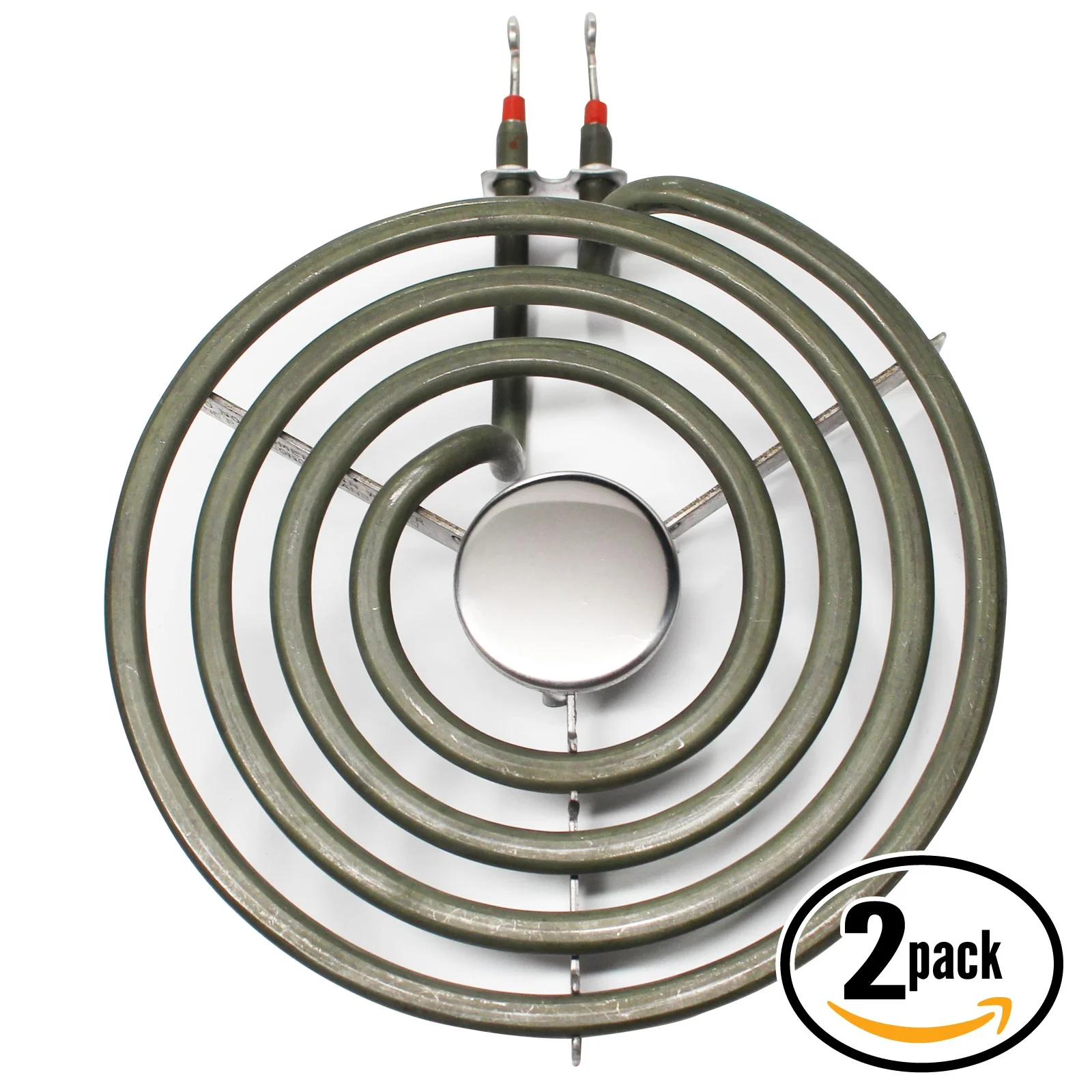 2-Pack Replacement Kenmore / Sears 79095715890 6 inch 4 Turns Surface Burner Element - Compatible Kenmore / Sears 316439801 Heating Element for Range, Stove & Cooktop