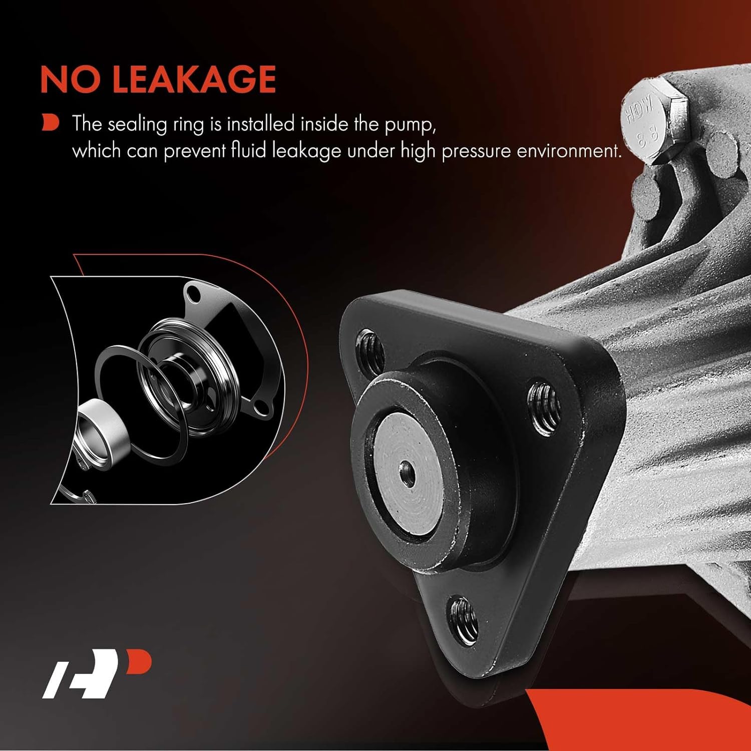 A-Premium Power Steering Pump Compatible with BMW Z3 1998-2001, M3 1994-1999, L6 3.2L, Replace # 21-5969, 32412227196