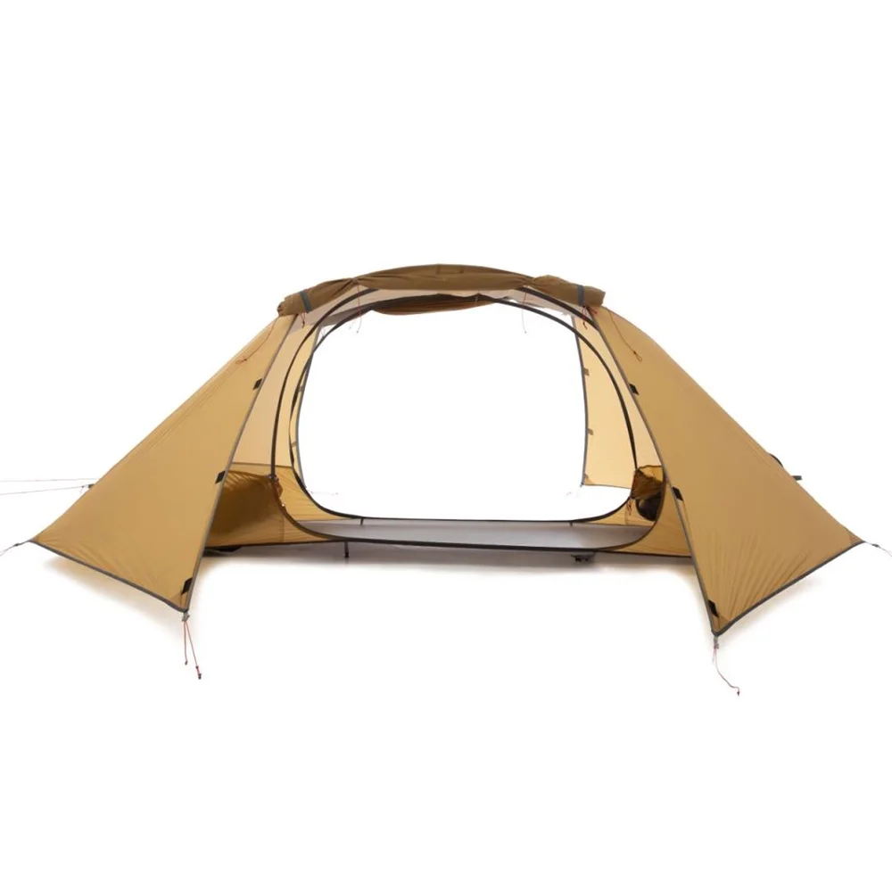 Dcenta Lightweight Backpacking Tent for 1 Person, Double layer Tent Suitable for Elevated Sleeping Platform Camp Bed, Perfect for Camping in All 4 Seasons