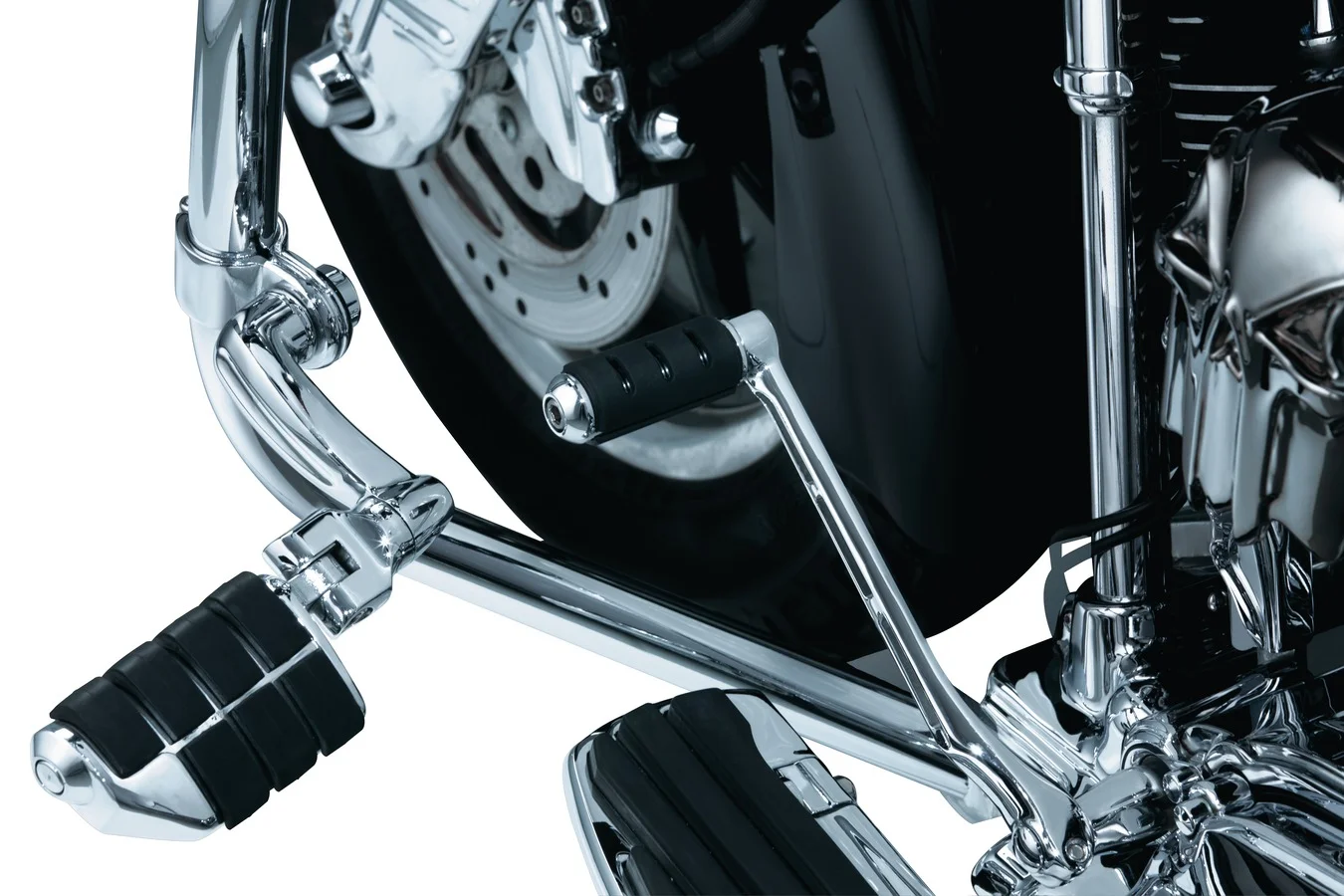 Kuryakyn Trident ISO Shifter Peg   Longhorn - Chrome 7594