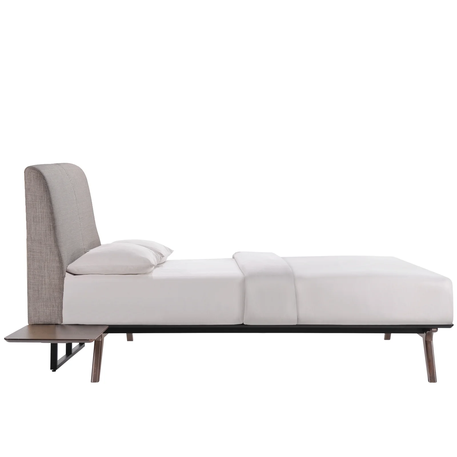 Modway Tracy 3 Piece Full Bedroom Set in Cappuccino Gray