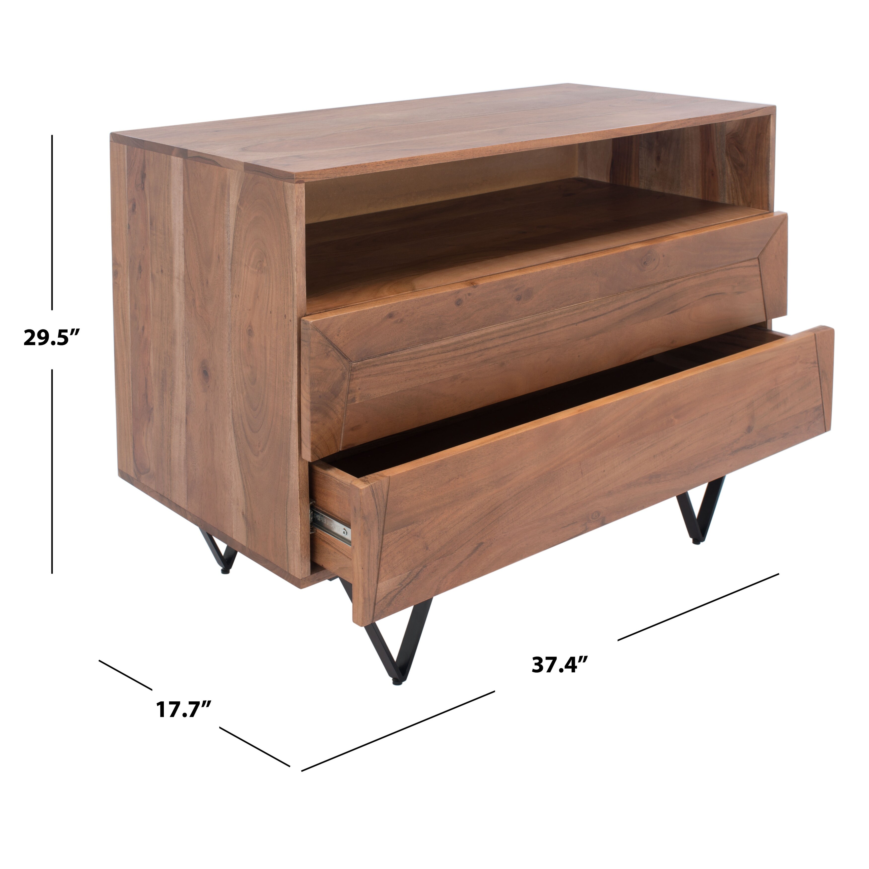 Safavieh  Couture Madyson Hairpin Leg 2-Drawer Chest