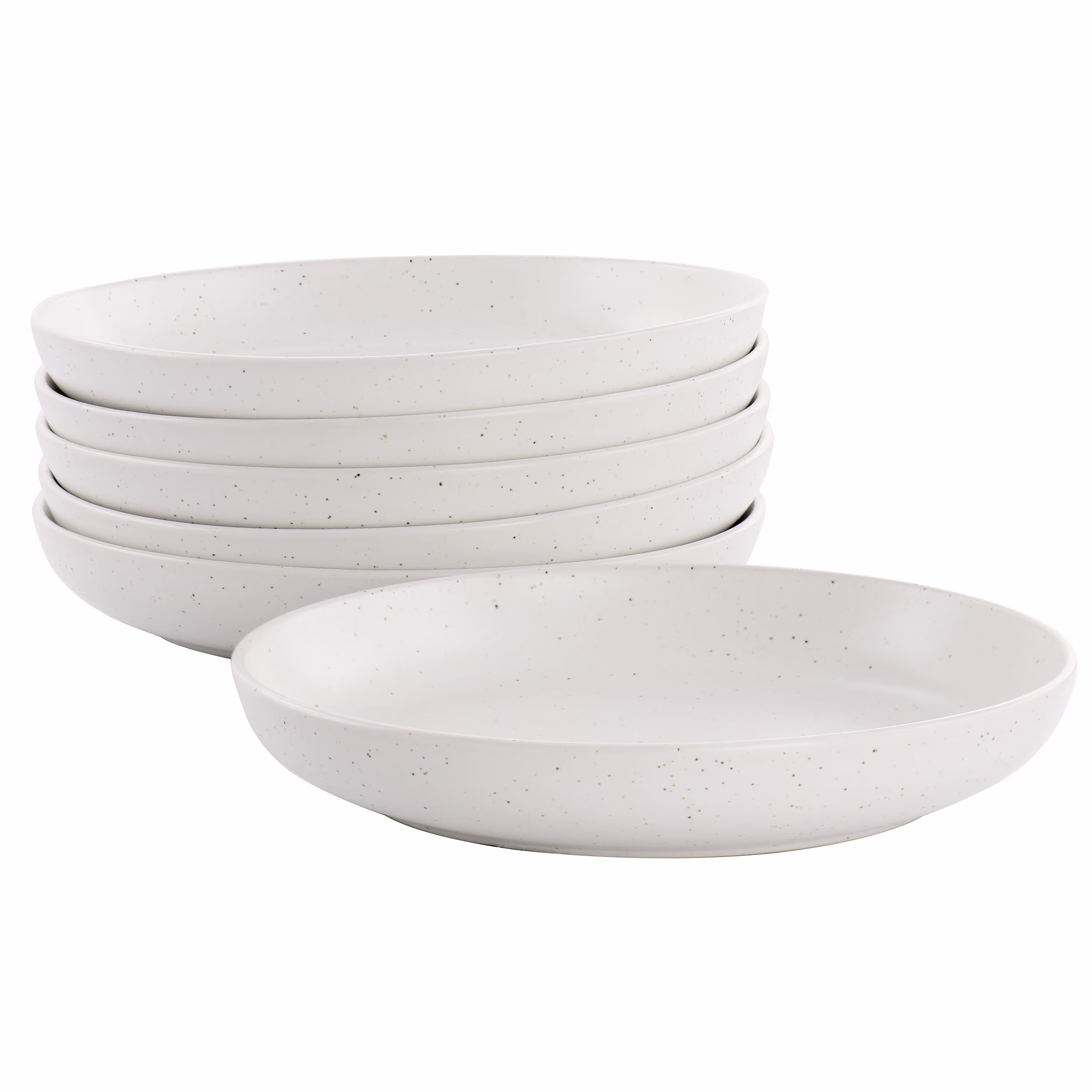 Studio 3B Mio 6 Piece 7.5 Inch Round Stoneware Bowl Set in Sea Salt