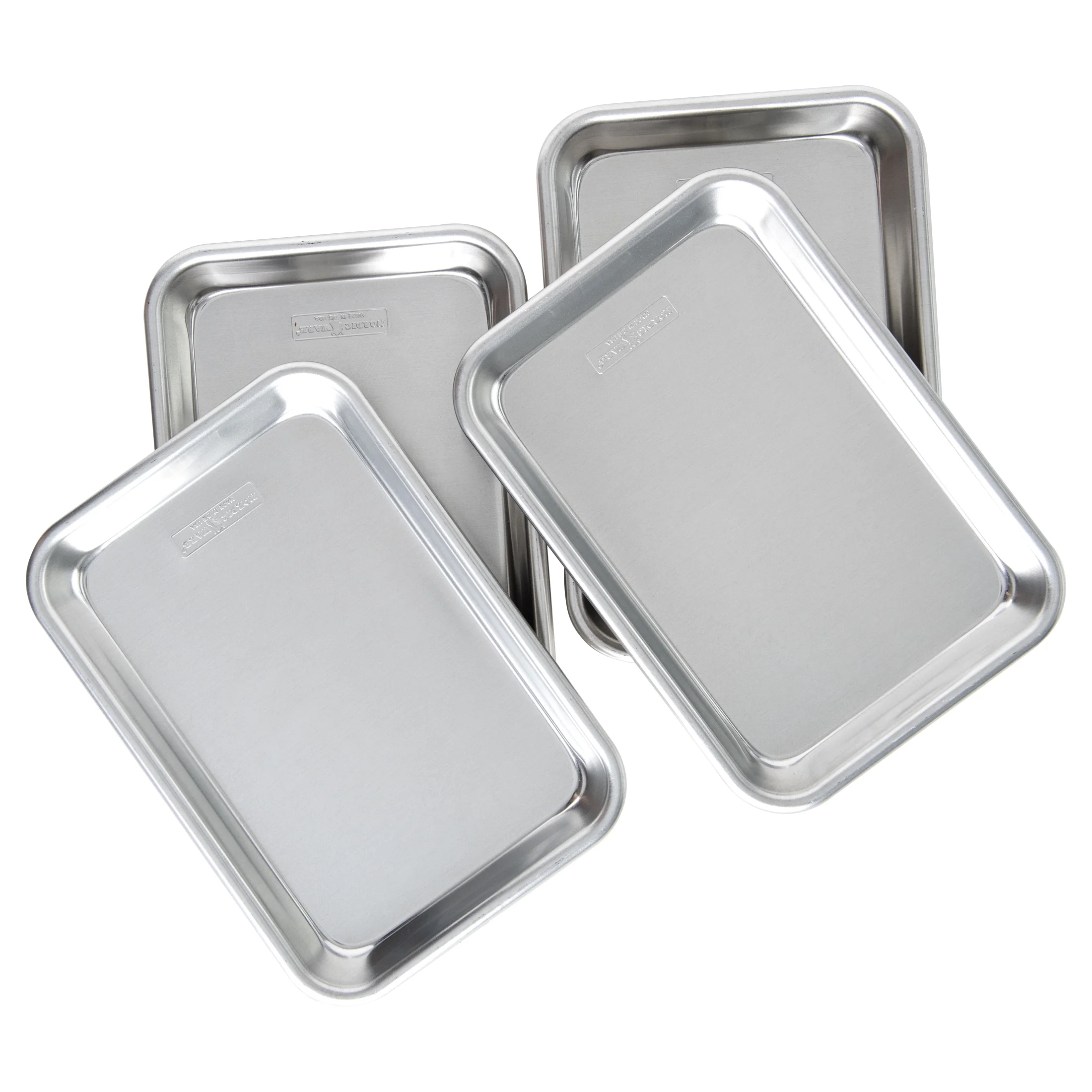 Nordic Ware Naturals Aluminum 4 Pack 1/8 Sheets, 10.1