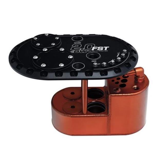 Deatschwerks  2.0L Staged Fuel Cell Surge Tank Universal 4 DW200 DW300 & DW400 Fuel Pumps