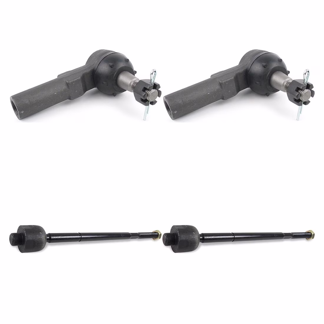 For Chevrolet Corvette Mevotech Front Inner & Outer 4X Steering Tie Rod End