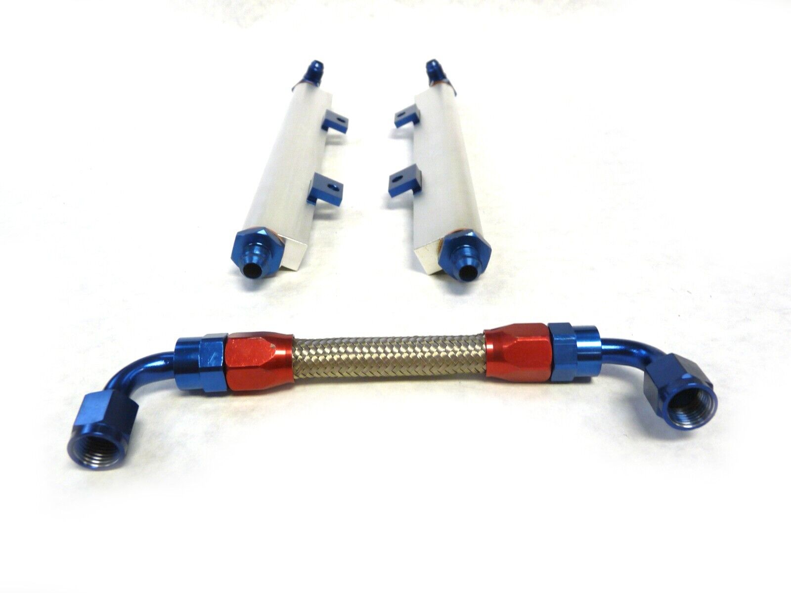 Stainless Silver Fuel Rail For 97-99 Acura Cl, 99-03 TL, 98-02 Honda Accord By OBX