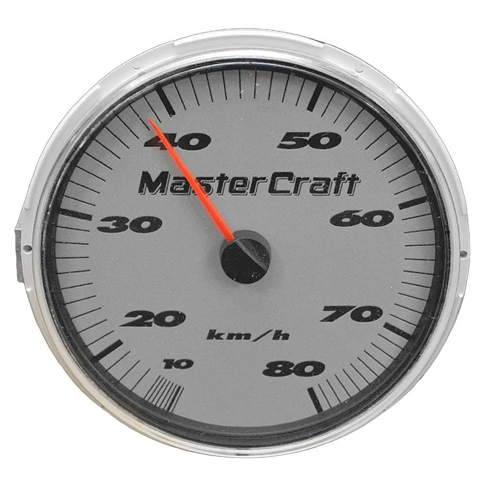 MasterCraft Boat Speedometer 504472 | Medallion 80 KMH 4 1/4 Inch