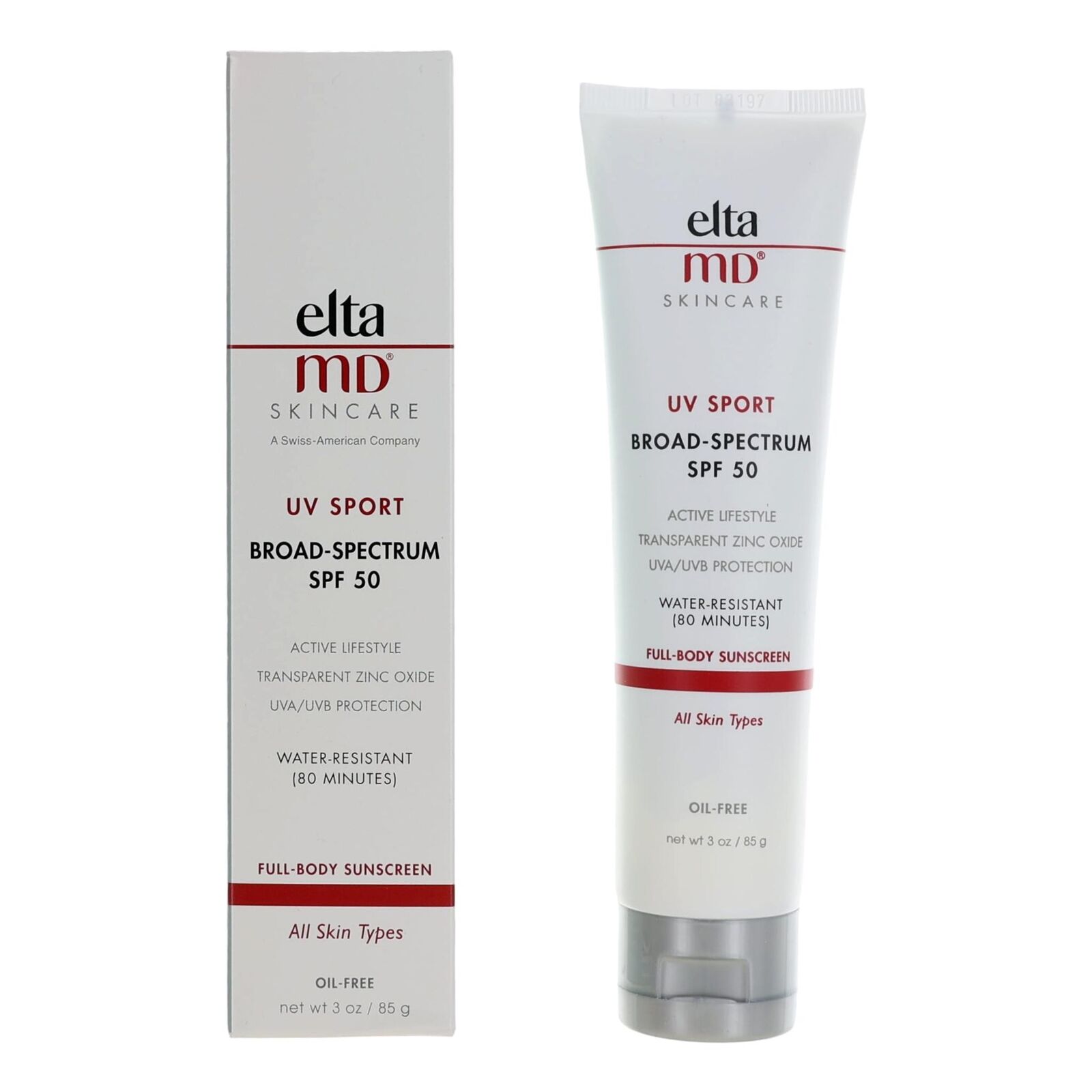 E-lta M UV S-port B-road S-pectrum SPF 50 by, 3 oz Body Sunscreen