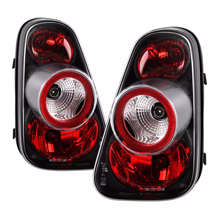 Spyder Mini Cooper 02-06 / Cooper Convertibles 05-08 Euro Style Tail Lights - Black