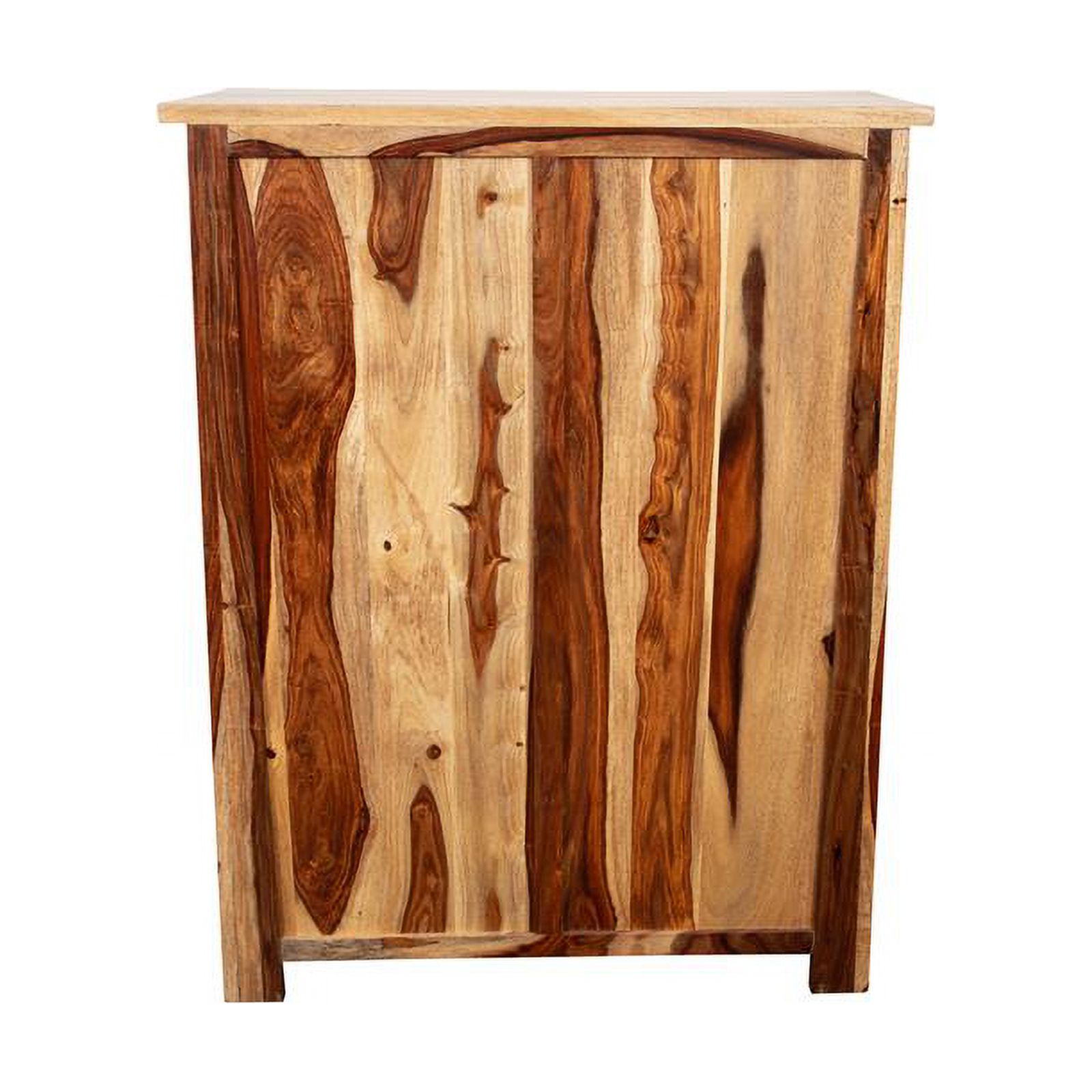 Kalispell 4 PC Solid Sheesham Wood Queen Bedroom Set