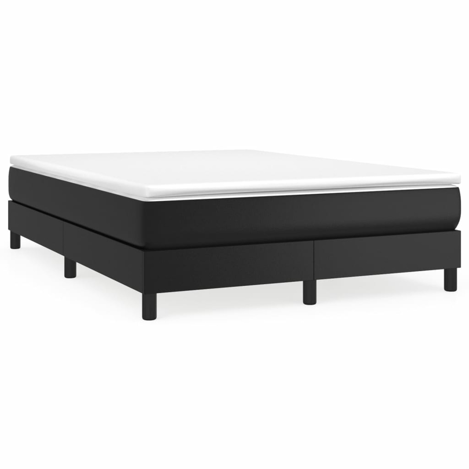 moobody Box Spring Queen Size Bed Frame with Wooden Slat Support 81.1 x 59.8 x 9.8 Inch Faux Leather Platform Bed Frame Suitable for Mattress Size 59.8 x 79.9 Inches (W x L)