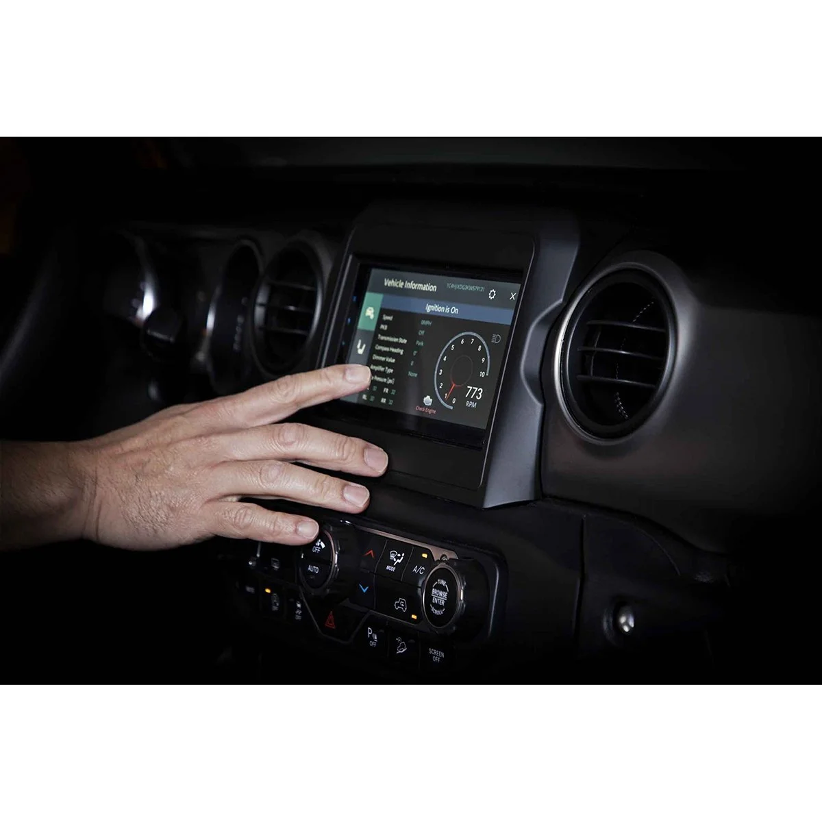 New Metra AXPIO-JL1 Interface Replacement Panel Dash Kit Designed For Jeep Wrangler