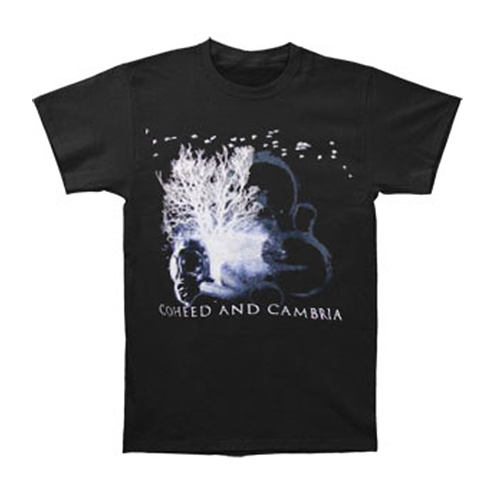 Coheed And Cambria Boys' Gas Mask T-shirt Youth Large Black
