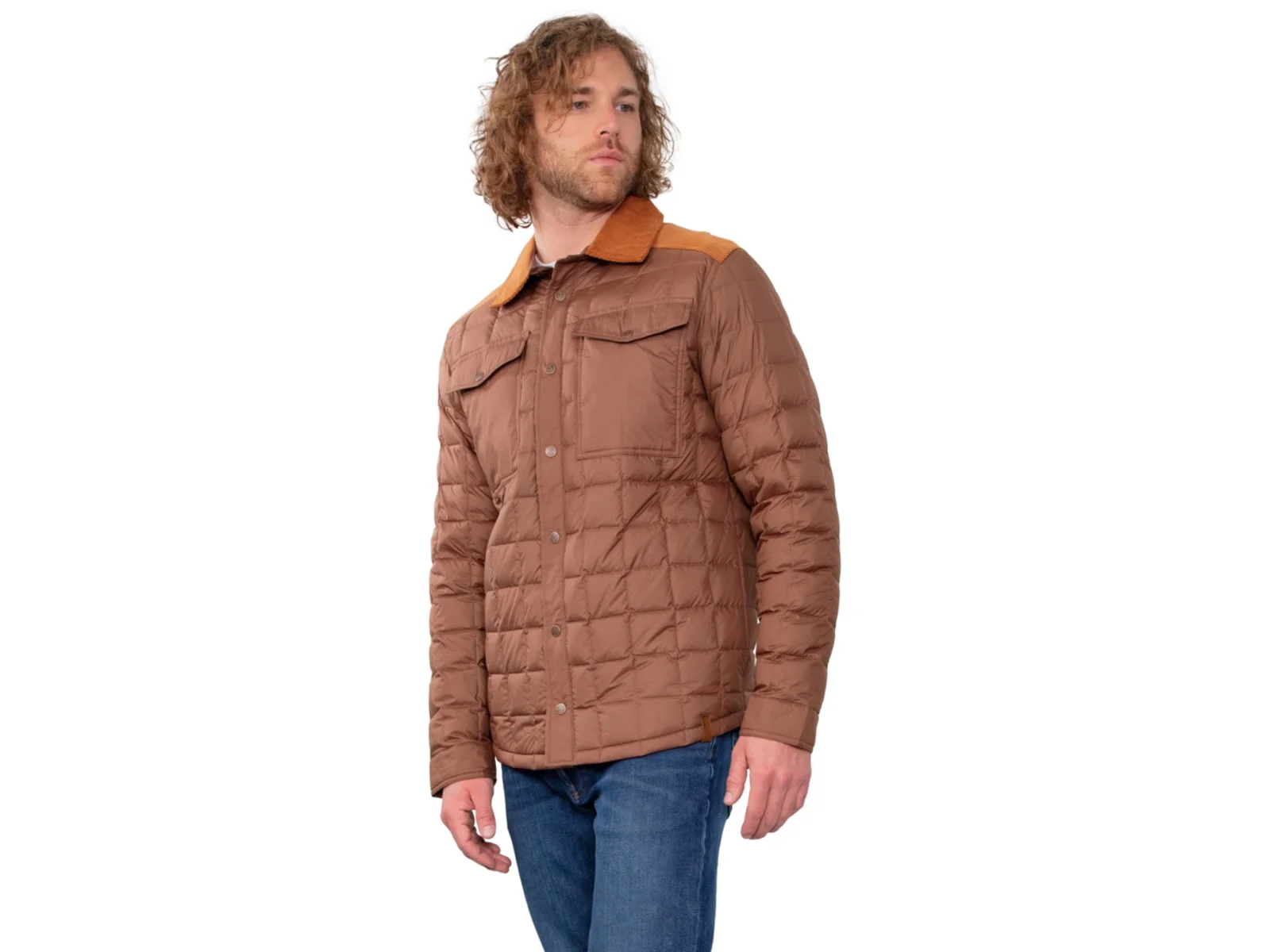 Obermeyer Wilder Down Shirt - Men's, Small, Folklore