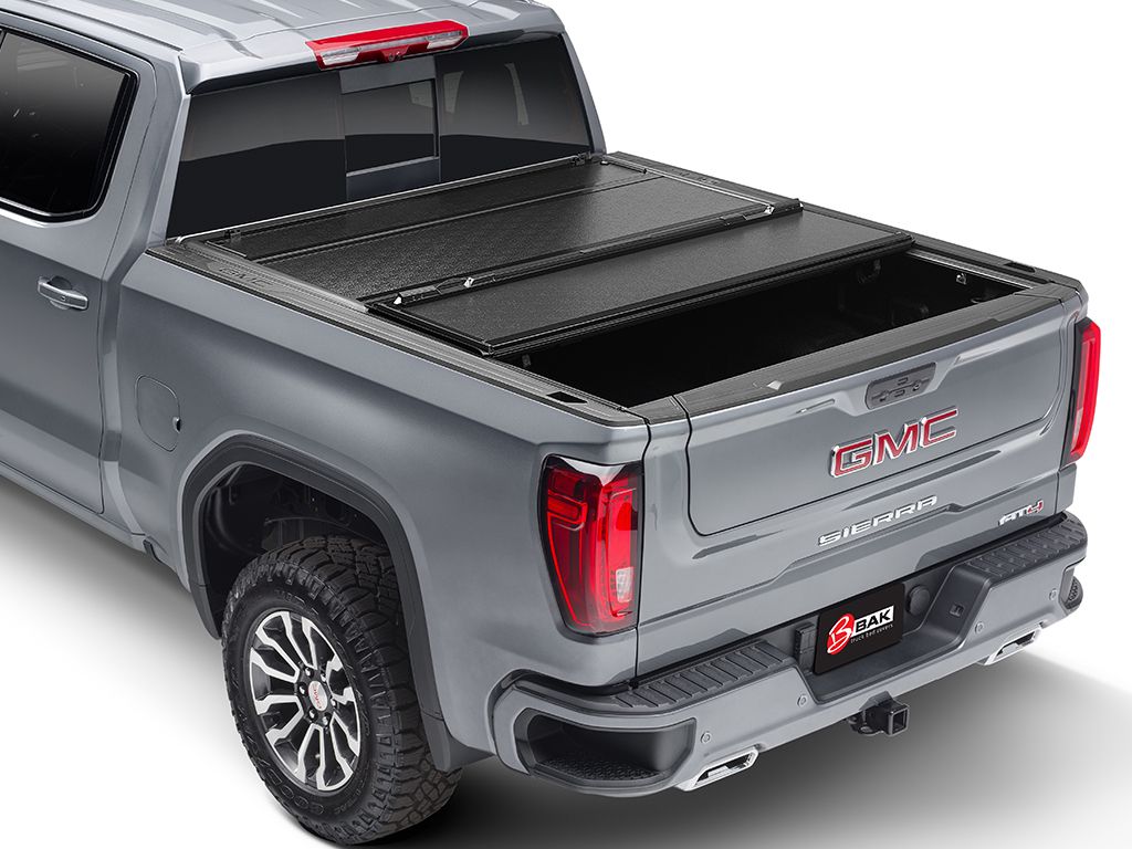 BAK by RealTruck BAKFlip G2 Hard Folding Truck Bed Tonneau Cover | 226132 | Compatible with 2019 - 2023 Chevy/GMC Silverado/Sierra, works w/ MultiPro/Flex tailgate 8' 2