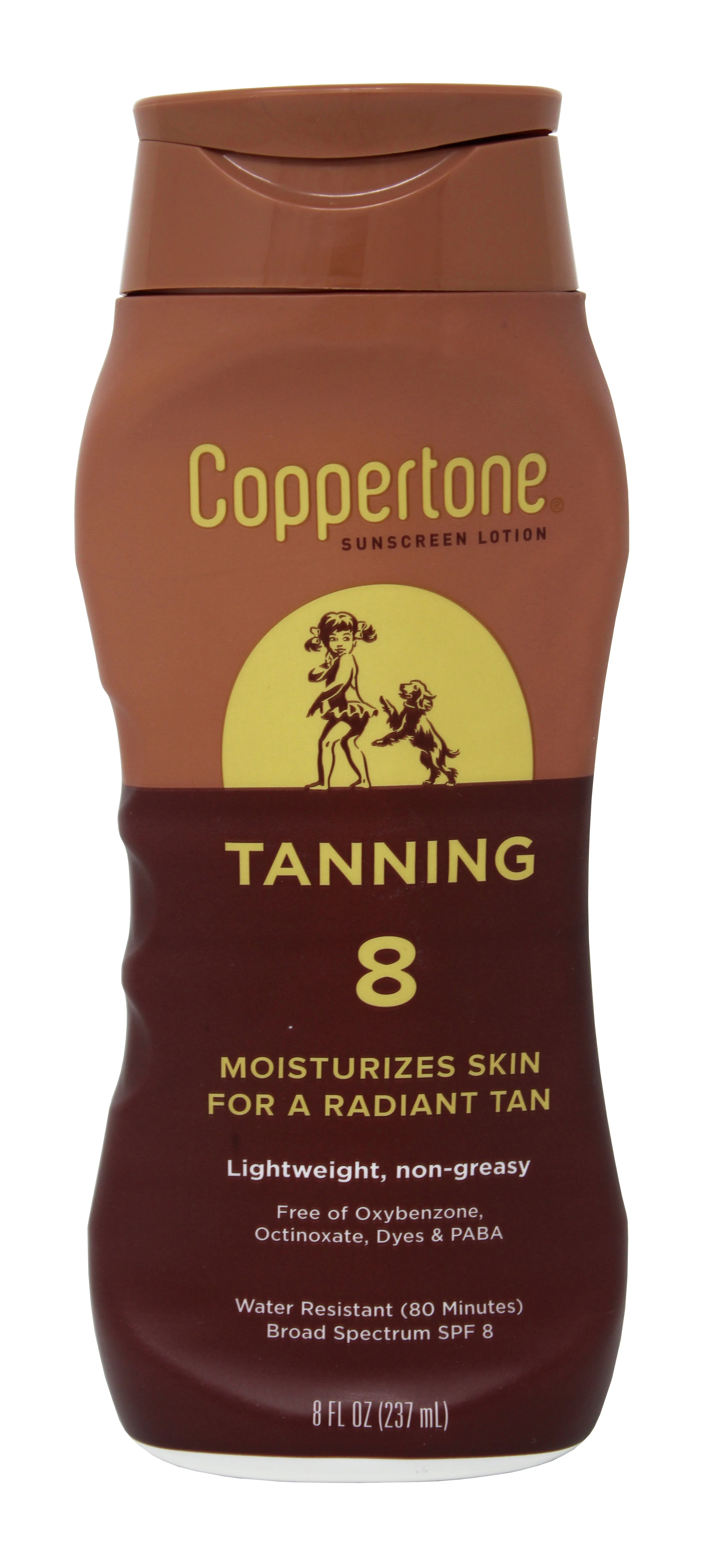 6 Pack Coppertone Tanning Sunscreen Lotion SPF8 8oz Each