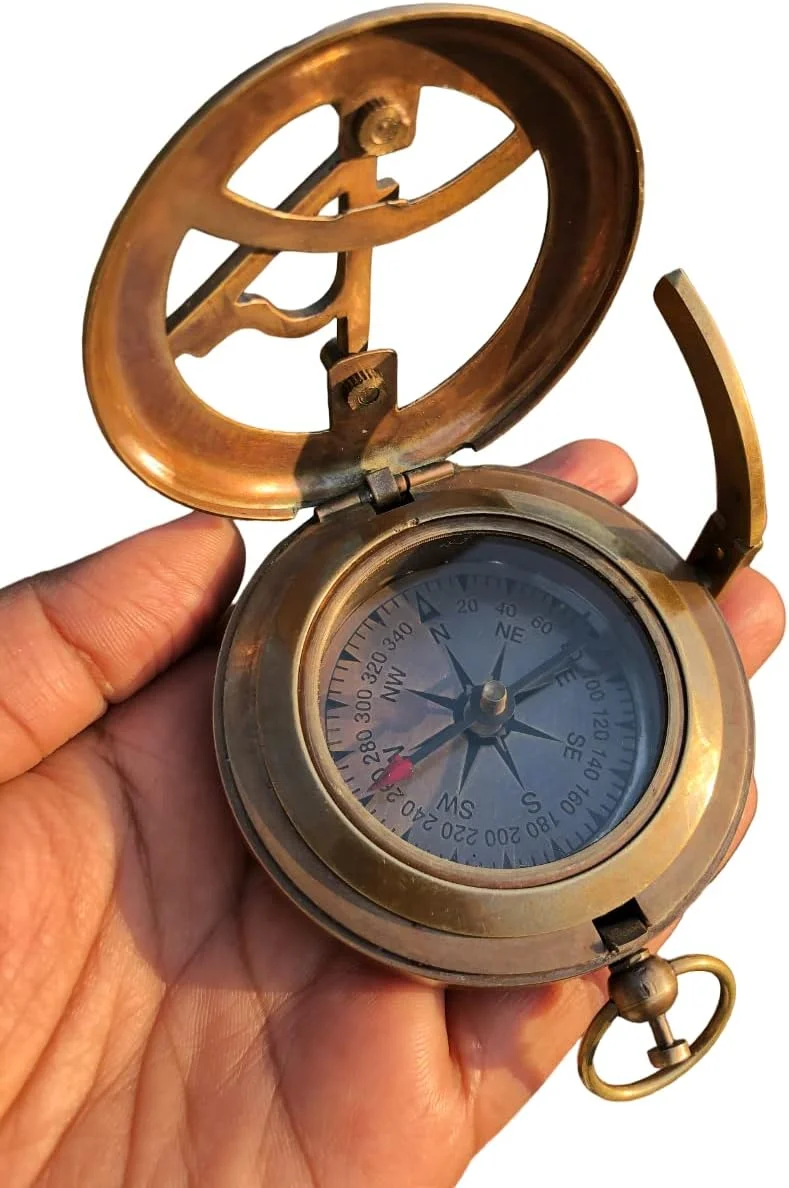 Personalized Compass, Gift for Husband, Son, to My Man, to My Fiancé, Dad, Boyfriend, for Customized Working Compass (to My Dad)