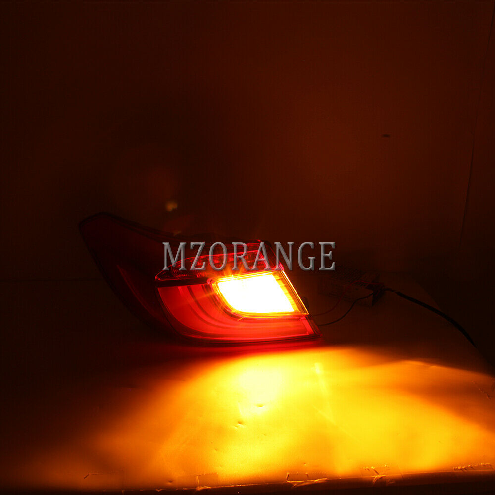 MZORANGE Left Rear Tail Lights For Honda Accord 2018 2019 2020 2021 Driver Side Lamp Brake