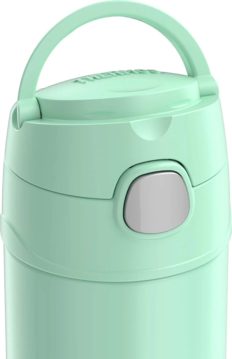 Thermos Funtainer Stainless Steel Water Bottle with Spout (16 oz, Sea Foam)