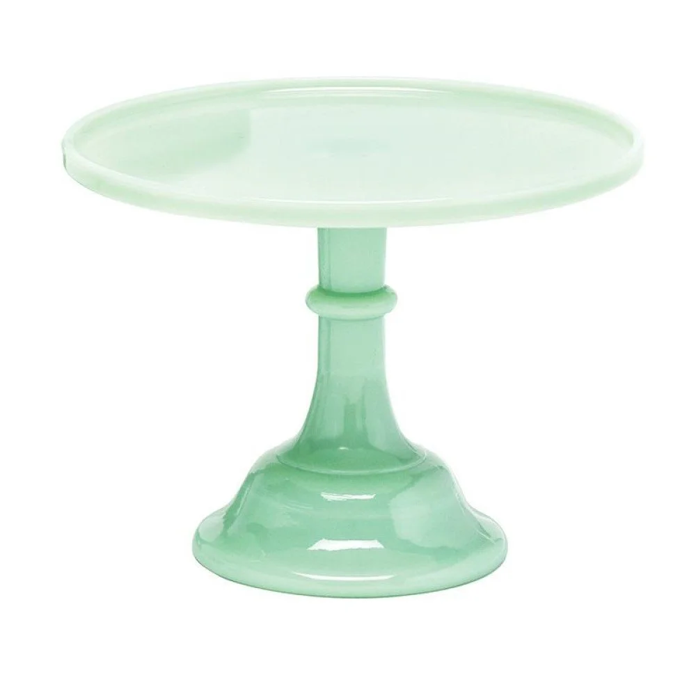 Mosser Glass 4-Tier Cake Plates Set | Jade