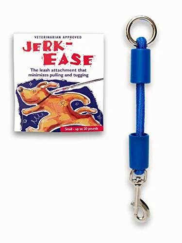 Jerk-Ease Bungee Dog Leash Attachment - Small Blue