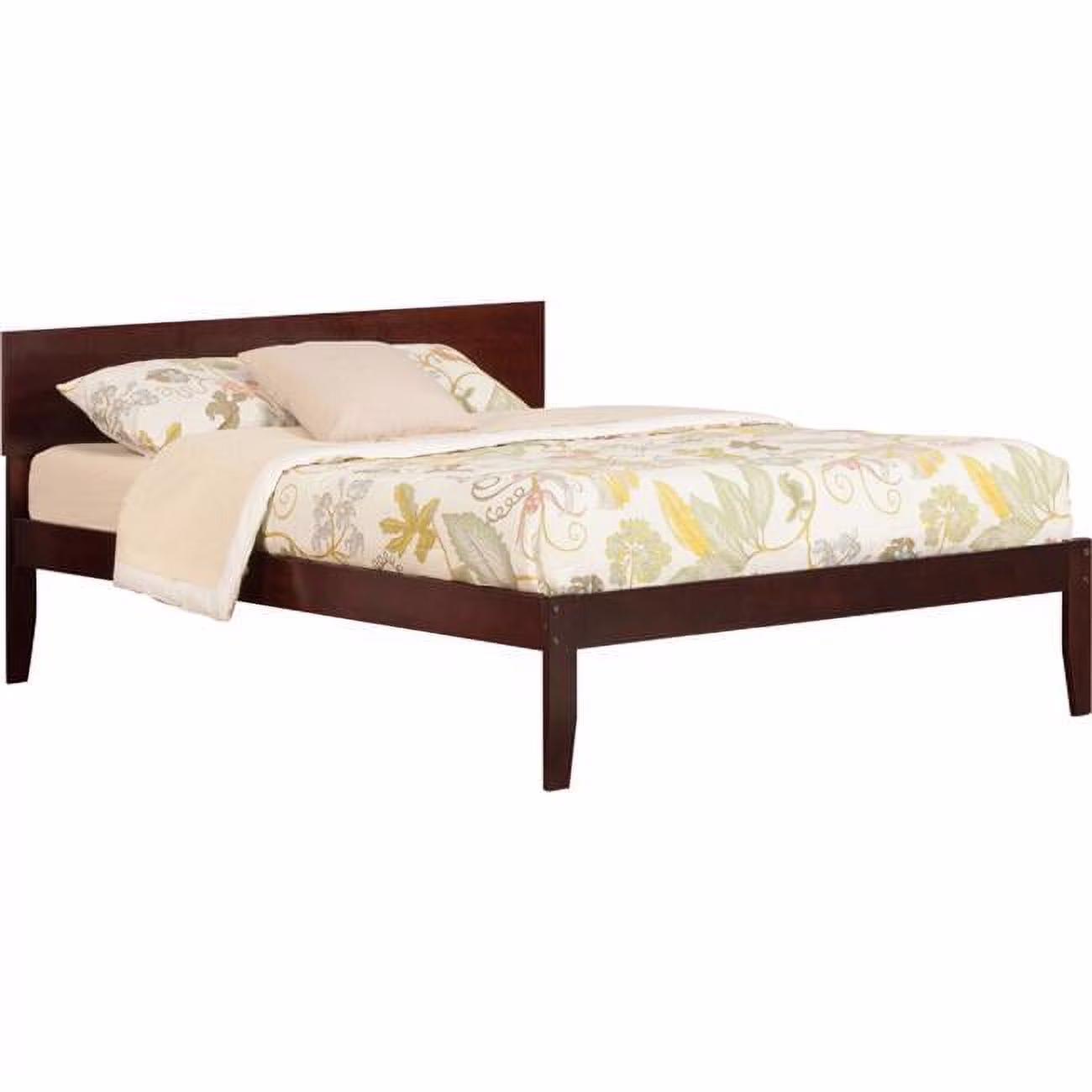 Orlando Open Foot Bed, Antique Walnut - King