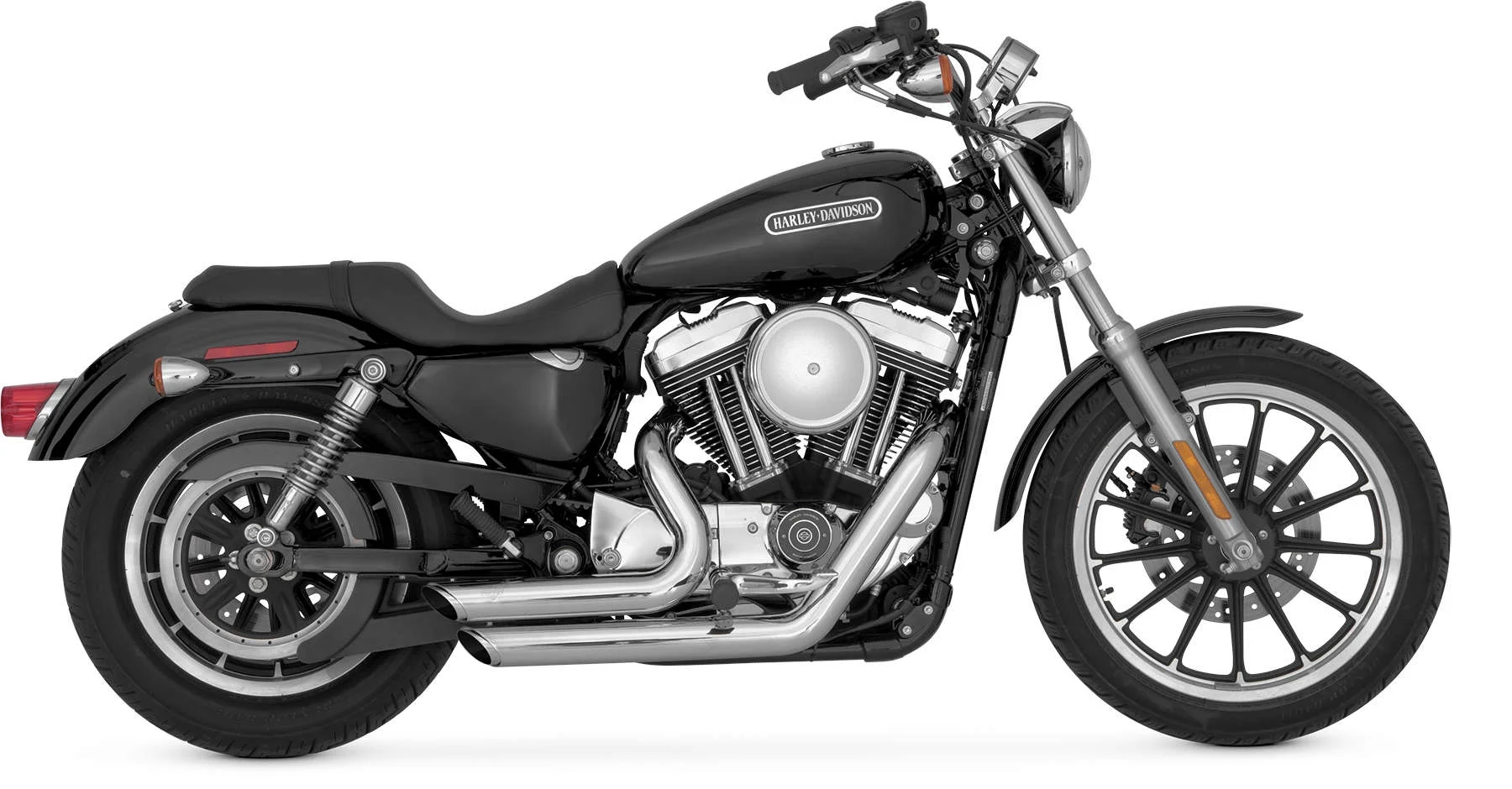 Vance & Hines Staggered Shortshots For Harley Davidson 2004-2013 Xl Models New