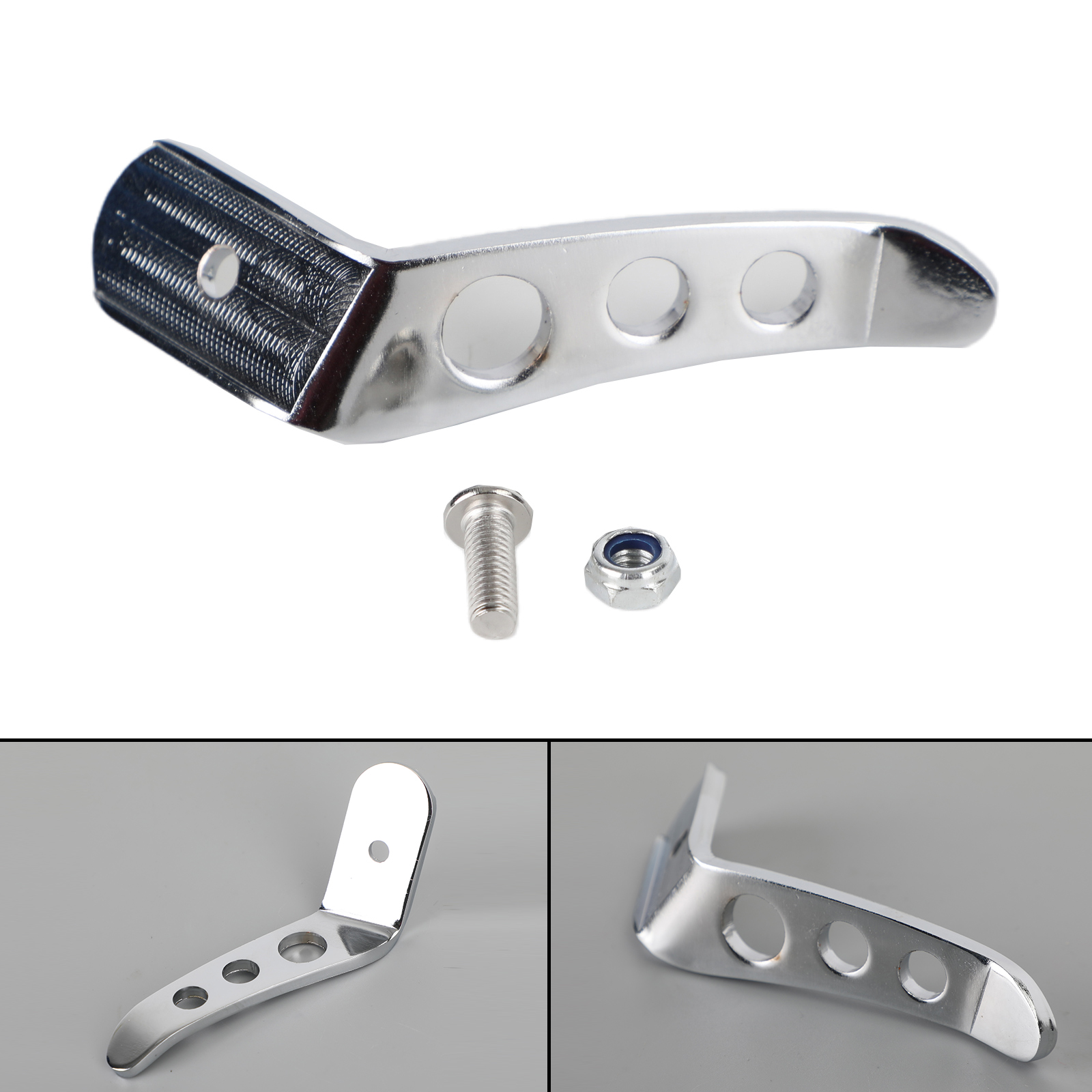 Motorcycle Stand Kickstand Extension Chrome Fit For Harley Touring Glide 91-20