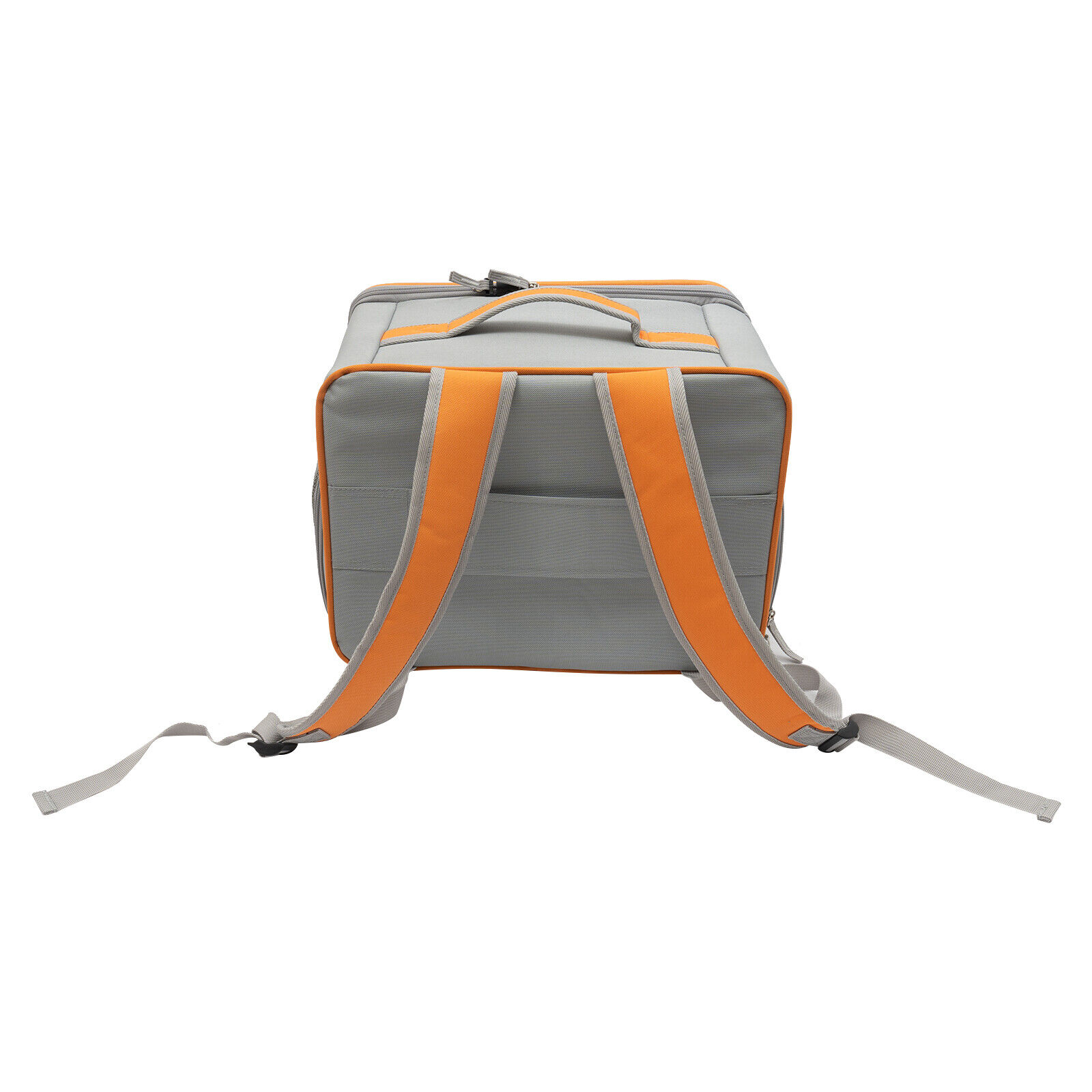 Travel Friendly Small Pet Carrier with Telescopic Handle & Universal Wheels - Easy Transportation for Your Pet Grey