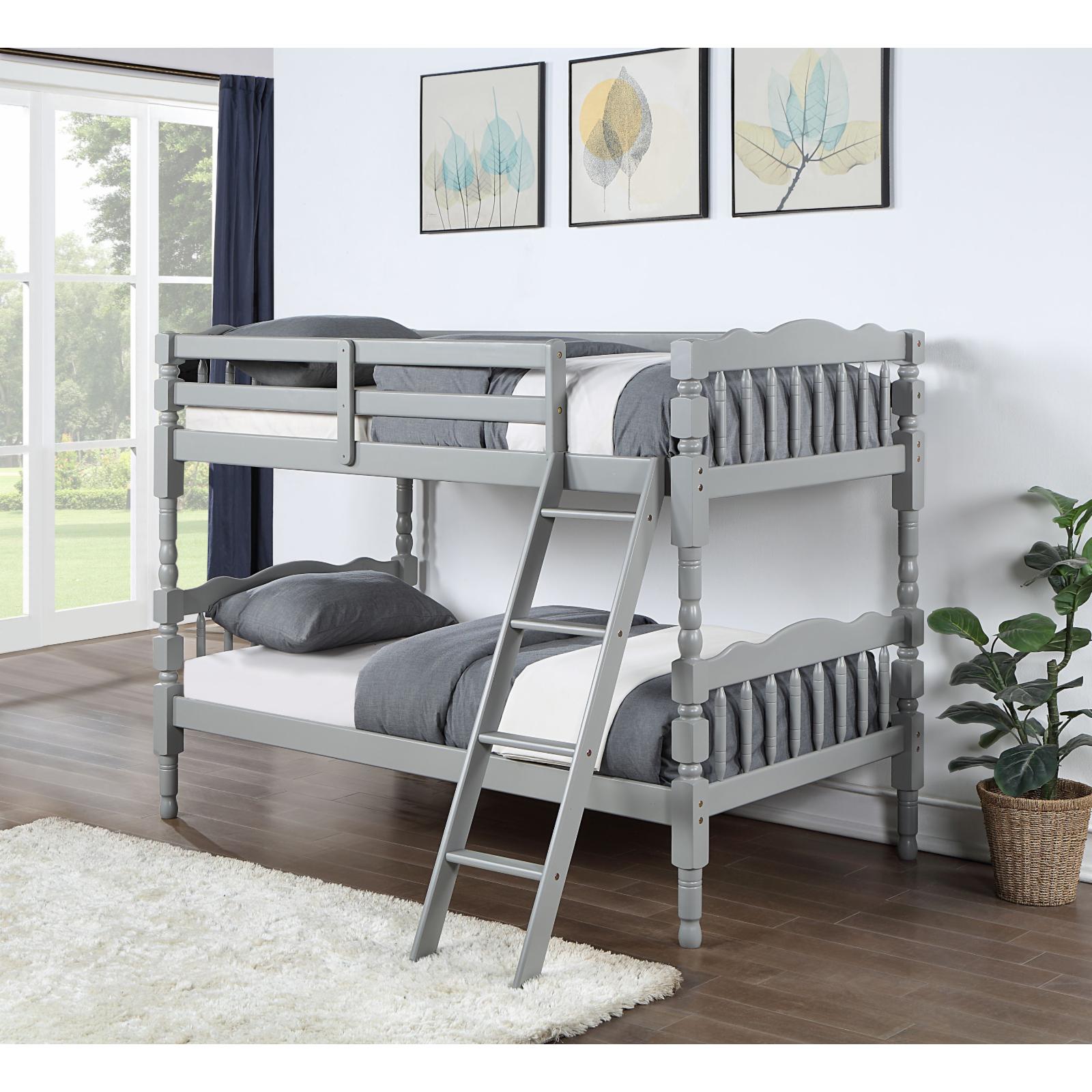 ACME Homestead Twin Twin Bunk Bed in Dark Blue Finish