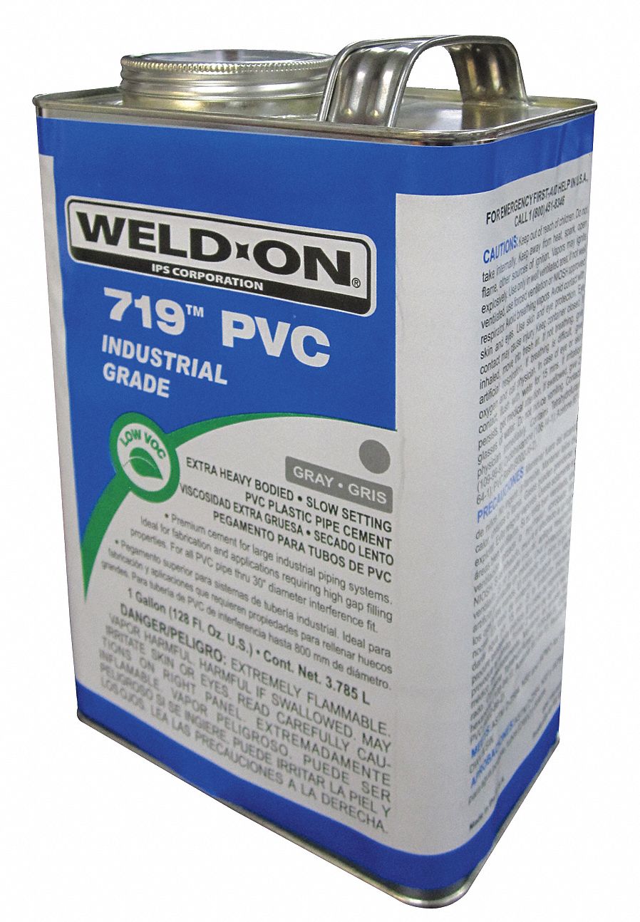 Weld-On Pipe Cement,1 gal,Gray  13980