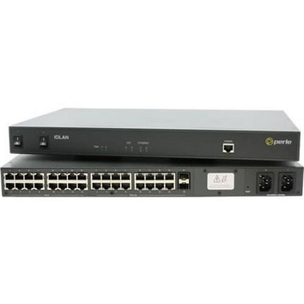 Perle IOLAN SCR1618 Device Server - Optical Fiber, Twisted Pair - 2 Total Expansion Slot(s) - 16 x Network (RJ-45) - 16 x Serial Port - 100Base-FX, 10/100/1000Base-T - 2.5 Gigabit Ethernet - Manage...