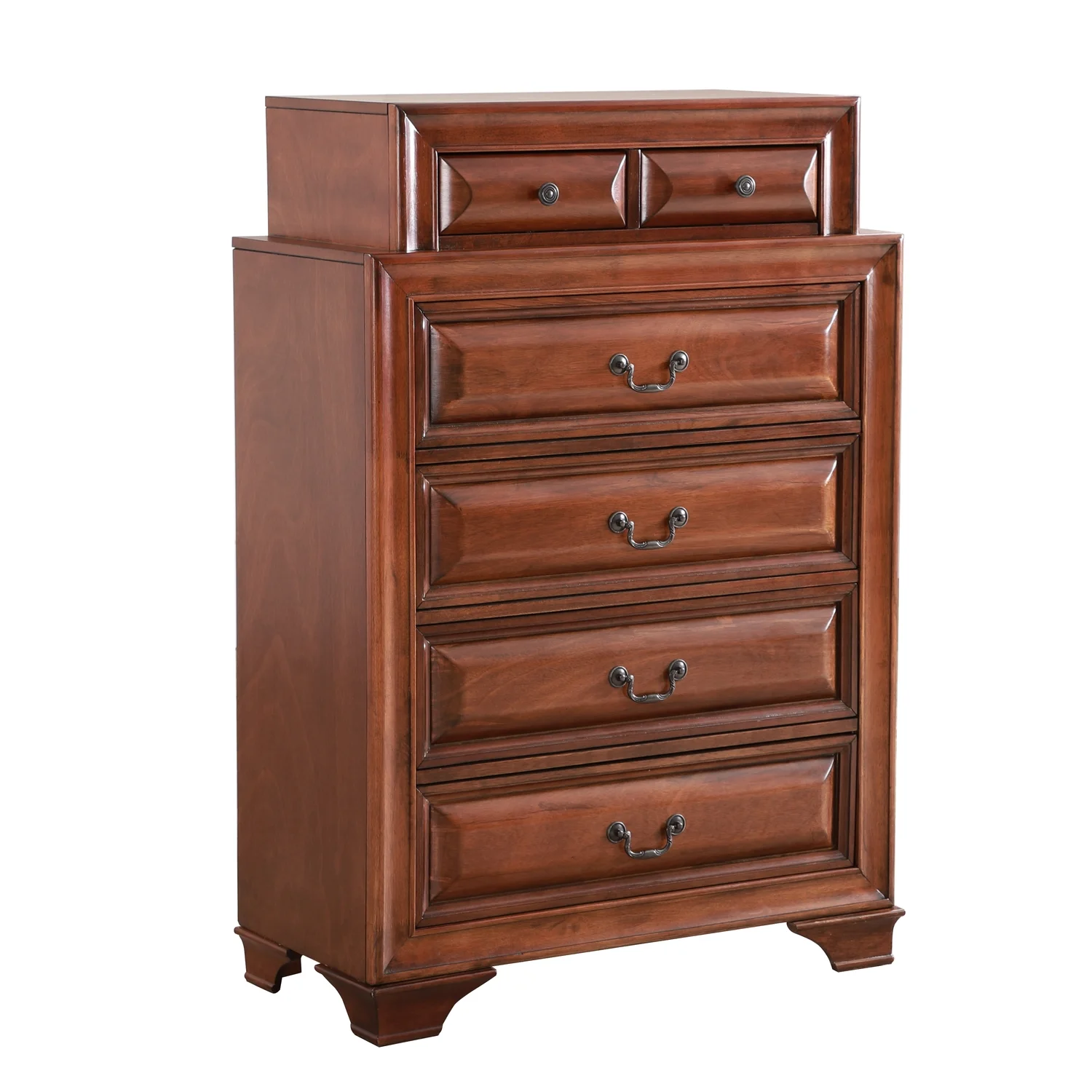 Glory Furniture LaVita 6 Drawer Chest in Oak