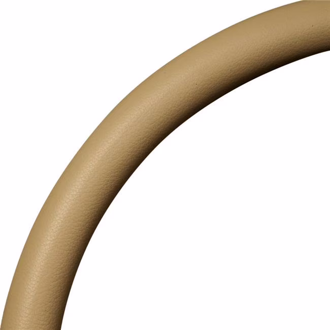 29002 Tan Leather Style Steering Wheel Half Wrap Ring
