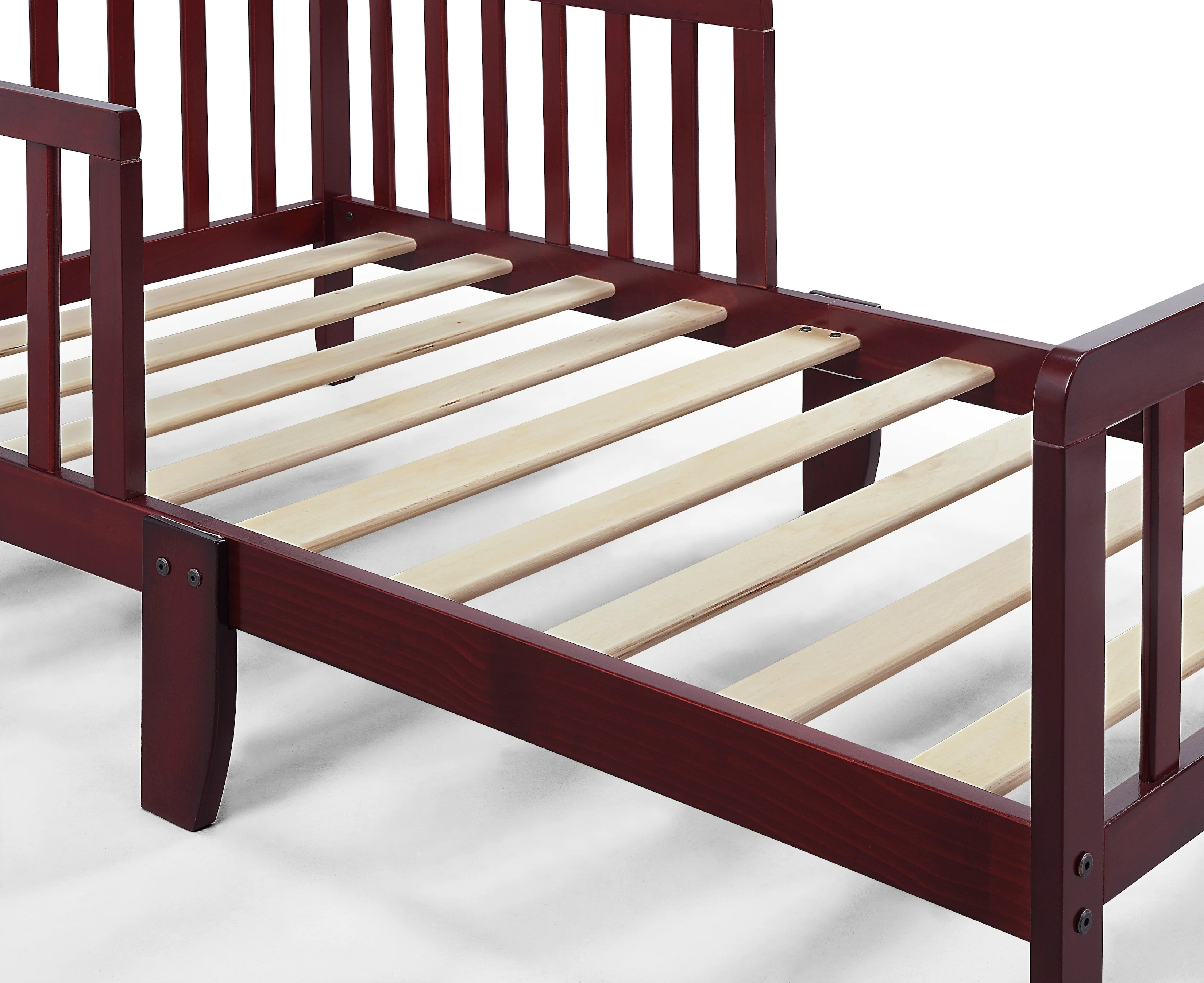 Olive & Opie Jax Toddler Bed, Cherry Finish