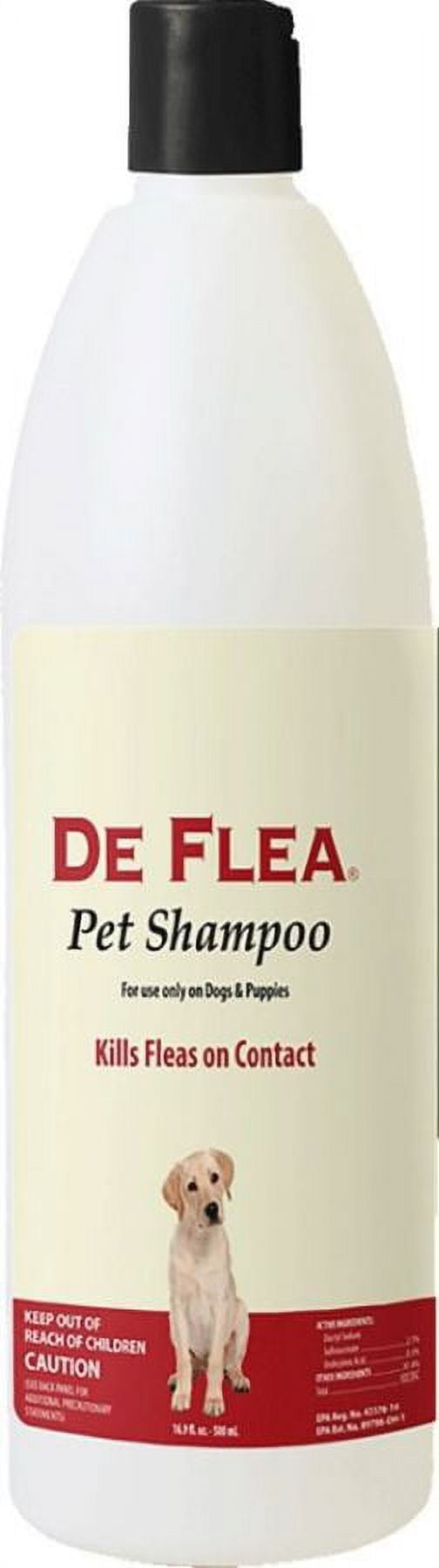 Natural Chemistry De Flea Pet Shampoo 16.9 oz Pack of 4