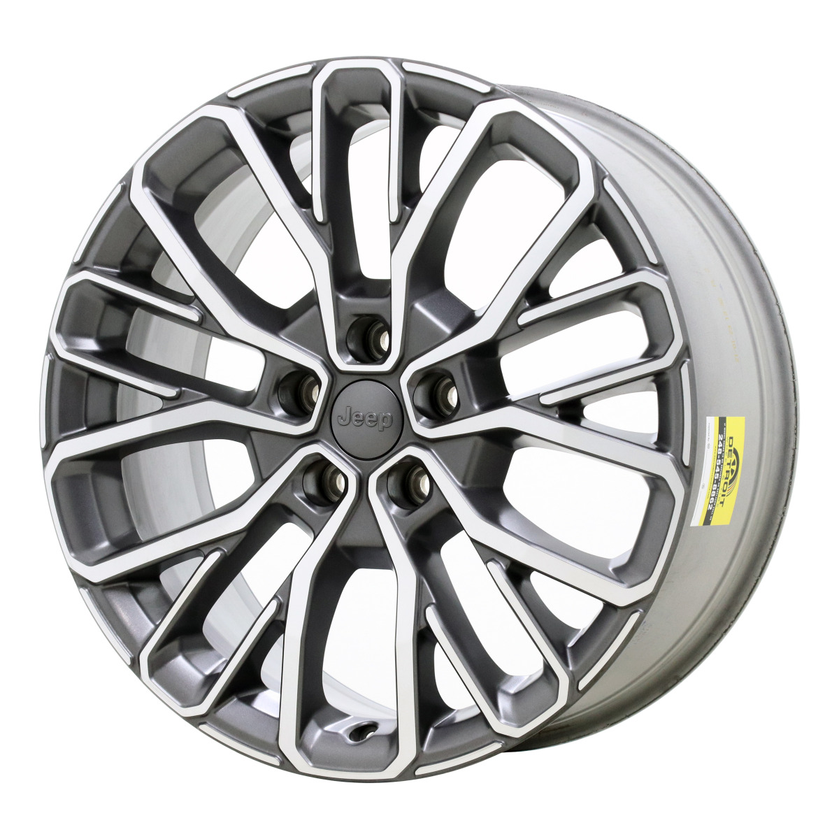 JEEP GRAND CHEOKEE 2022 - 2024 MACHINED GREY Factory OEM Wheel Rim (Not Replicas)