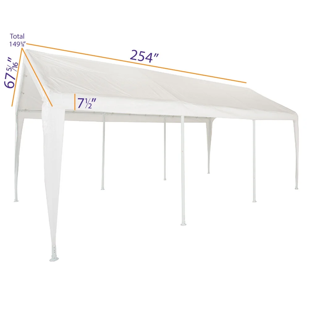 10 x 20 Canopy Cover with Leg Skirts Replacement Cover Includes Bungees