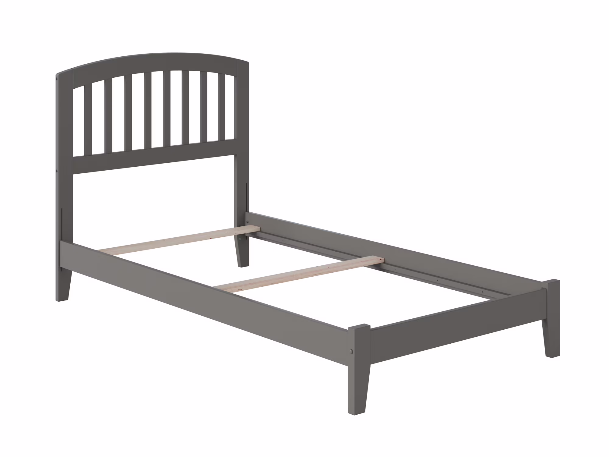 Richmond Twin Traditional Bed in Grey