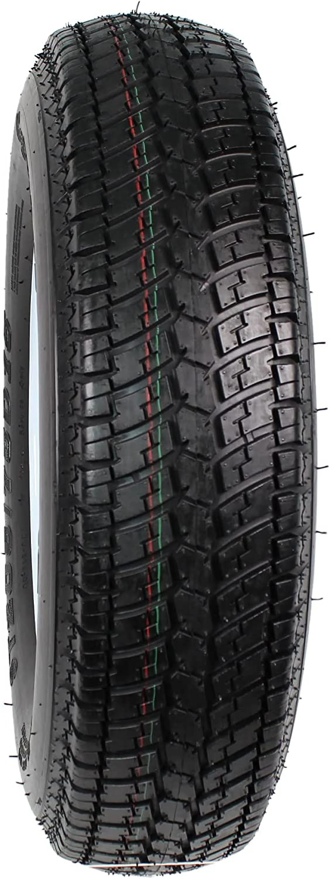 2-Pk Trailer Tire On Rim ST205/75D15 F78 205/75 LRC 5 Lug White Spoke Wheel