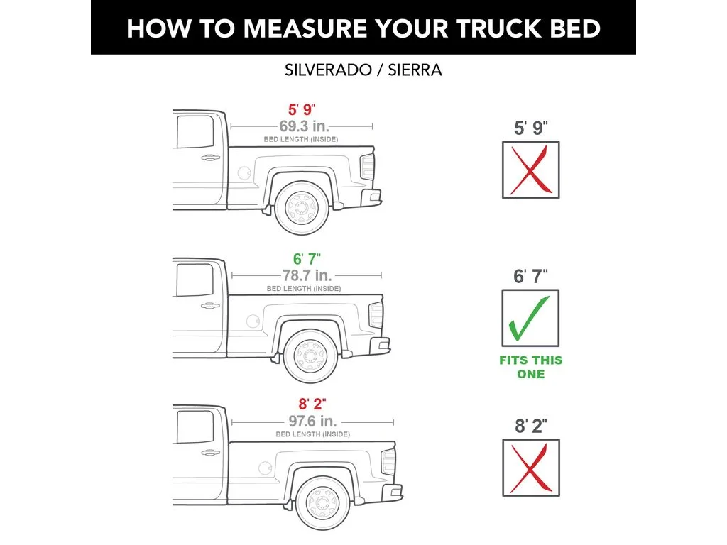 BAK by RealTruck BAKFlip G2 Hard Folding Truck Bed Tonneau Cover | 226101 | Compatible with 1988 - 2013 Chevy/GMC Silverado/Sierra & C/K, 2014 2500/3500HD 6' 6