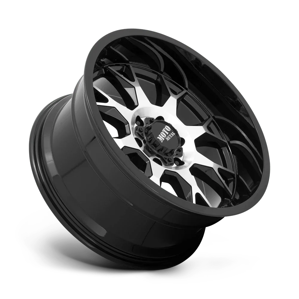 Moto Metal Mo806 20X9 6X139.7 0Et 78.1Cb Gloss Black Machined Wheel