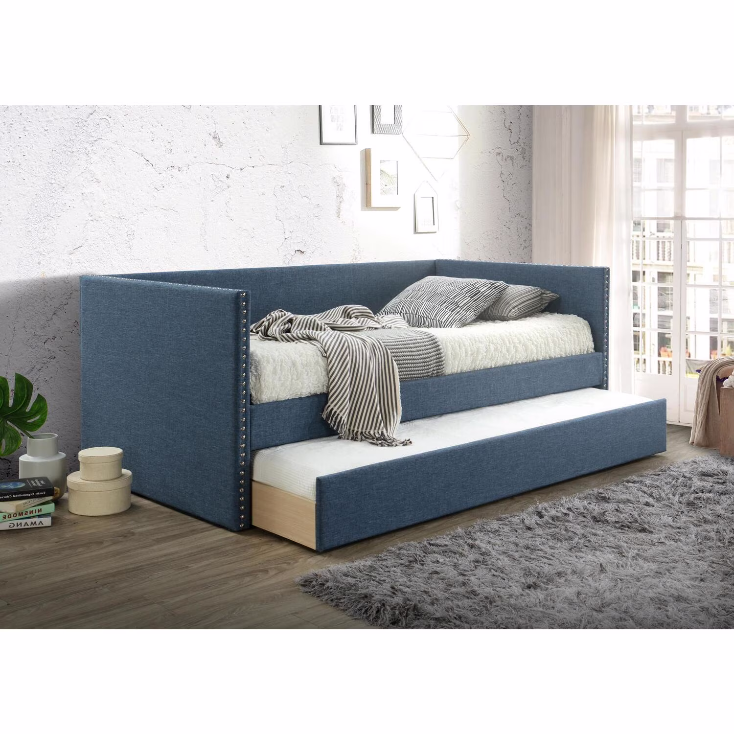 Myco Furniture Rowan Daybed, Blue