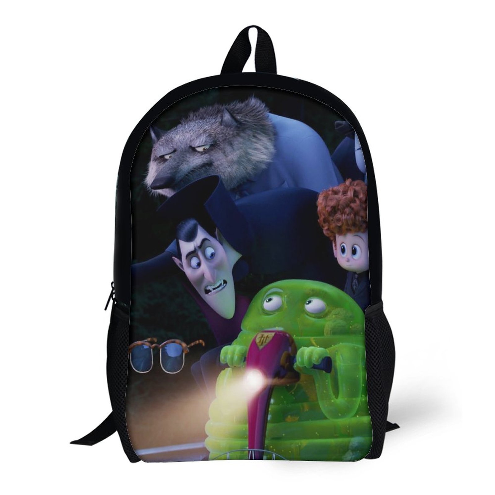 Night Hotel Transylvania Backpacks Basic Shoulder Daypack Bookbag Satchel Knapsack Rucksack For School Office Travel