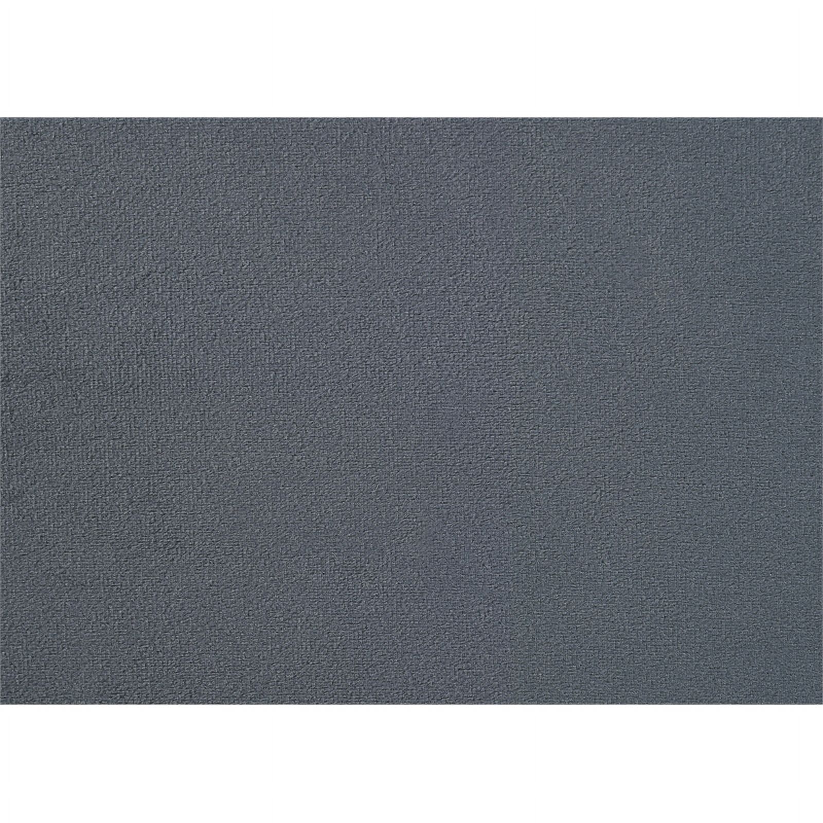 Maklaine Velvet Upholstered Tufted Twin Daybed with Trundle in Gray